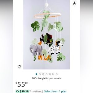 Nivas handmade jungle mobile